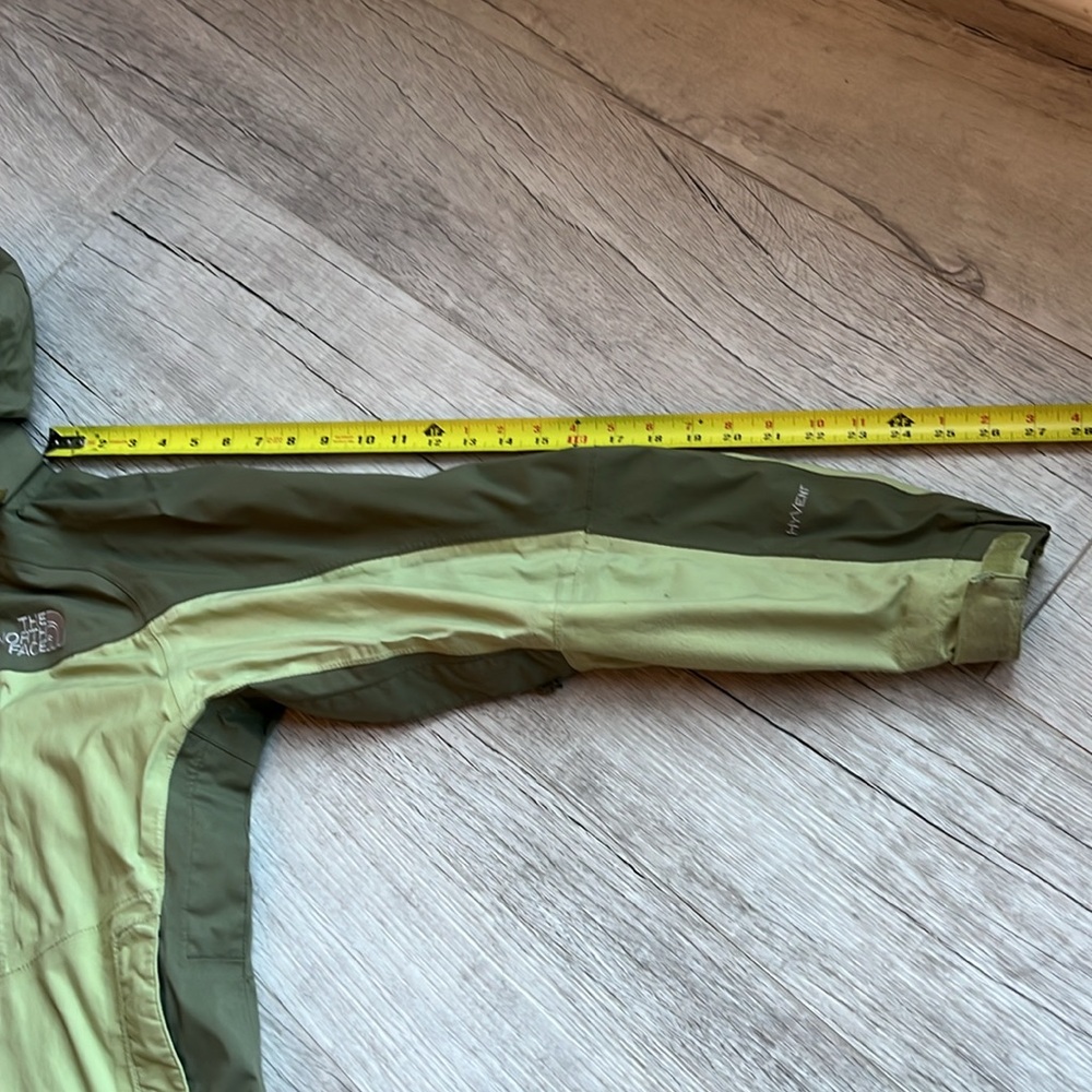 The North‎ Face Green & Gray HyVent Jacket Women’s X Small - Picture 15 of 15